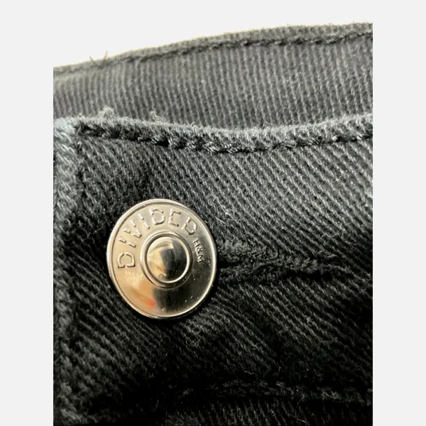 H&M Flare Wide-Leg Womens Black Jeans Size 4 - Image 6