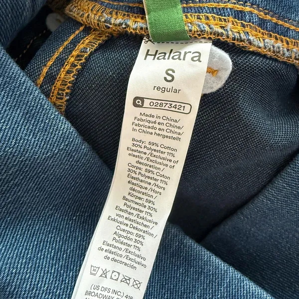 Halara Crossover High Waisted Tummy Control Casual Straight Leg Size Small - Image 9