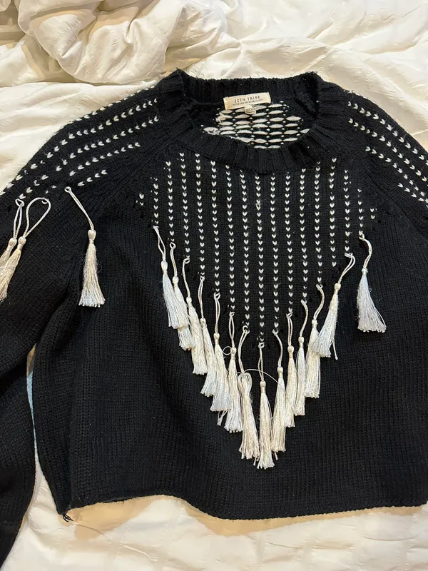 12th Tribe Tassel Sweater - Image 4