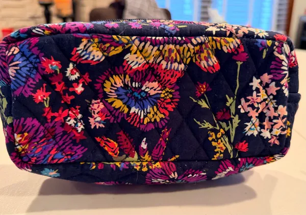 Vera Bradley | Midnight Wildflowers cosmetic case. - Image 9
