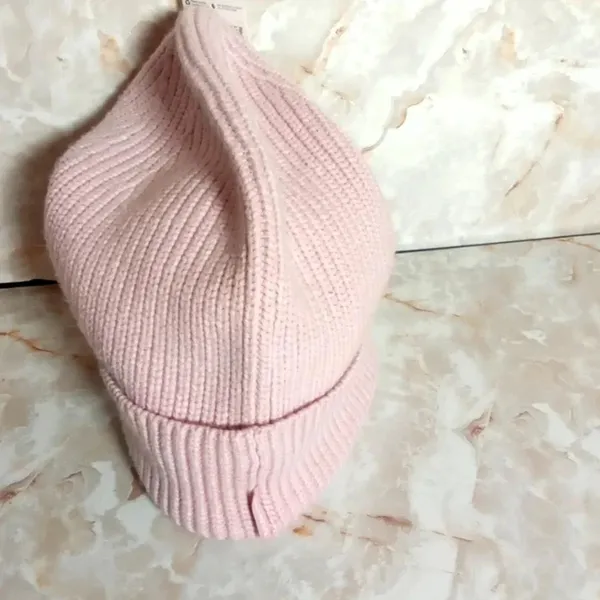 Lululemon Ribbed merino wool Bennie women's size extra large pink Barbie - Image 5