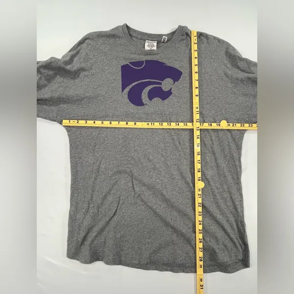 Pressbox Kansas State Wildcats Long Sleeve Spirit Jersey Medium - Image 7