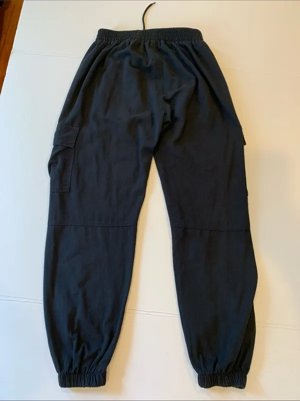 Sangtree Women’s Size 170 ~ Small / Medium Black Casual Cargo Jogger Pants - Image 6