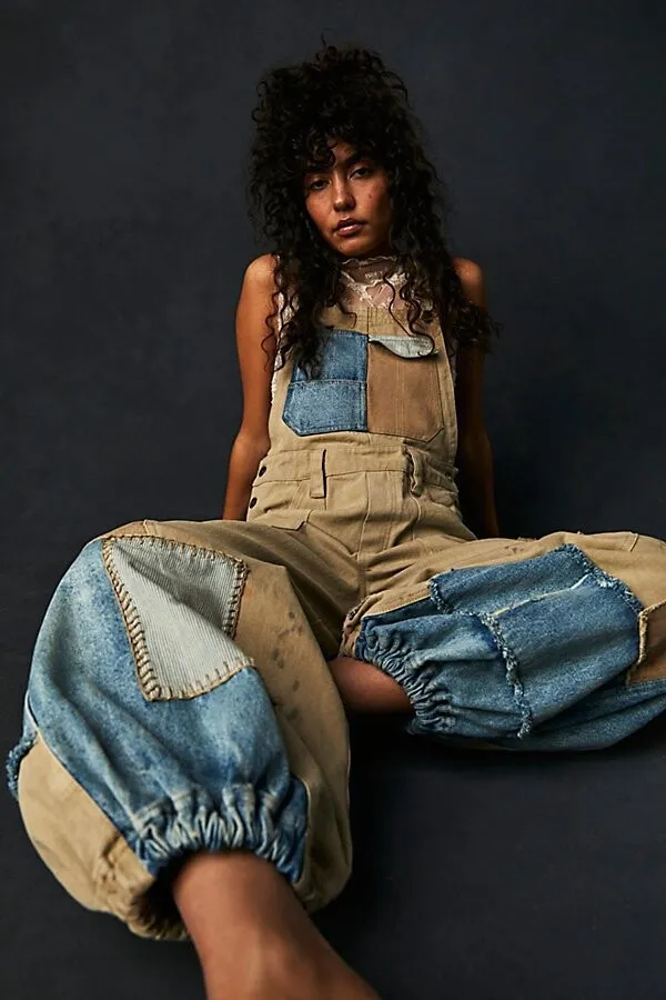 We The Free Patchwork Overalls - Image 3