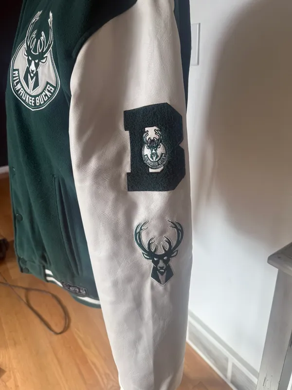 NBA Milwaukee Bucks Bomber Jacket - Image 5