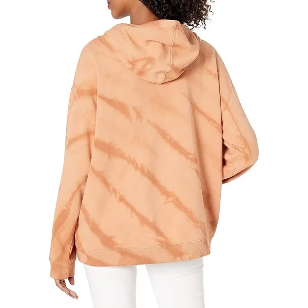 Billabong Tie-Dye Sweatshirt Free Ride Fleece Lined Hoodie Women Medium‎ - Image 2