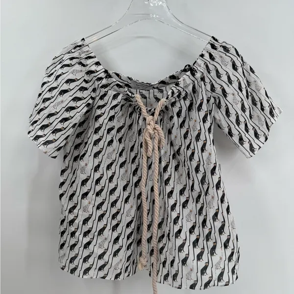 Anthropologie Bailey 44 Monkey Print Halter Top‎ size xs NWT - Image 7