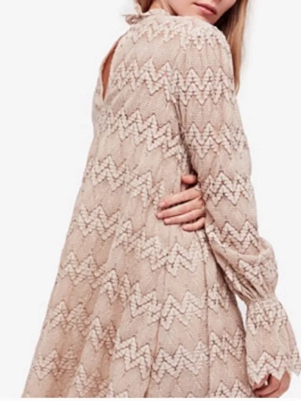 Free People Simone Lace Mini Dress XS - Image 2