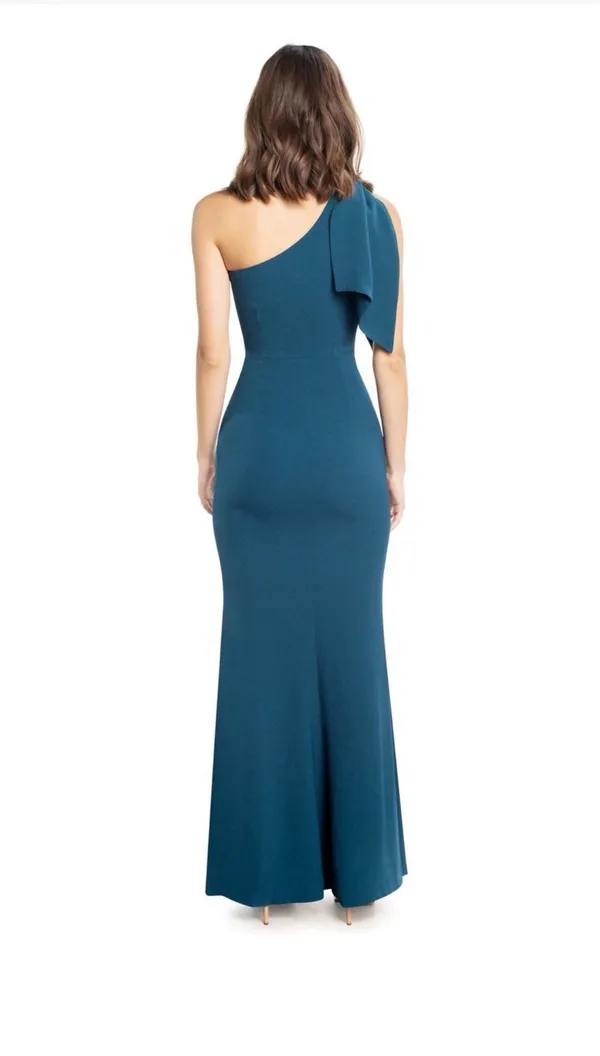 Dress the Population Georgina Peacock Blue Gown NWT - Image 2