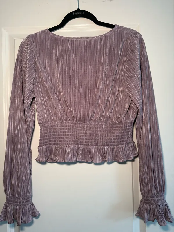 Leith Smocked Blouse Top - Image 5