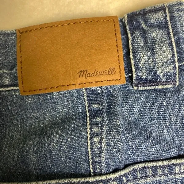 Madewell Womens Size 23 Jeans‎ Medium Wash High Rise Straight Leg Cotton Factory - Image 12