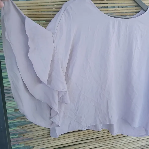 Charlotte Russe XL Lilac Bell Sleeve Top Plus - Image 4