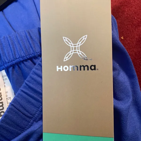 NWT Homma Seamless Leggings Sz XL High Waist Compression Slimming Blue - Image 8