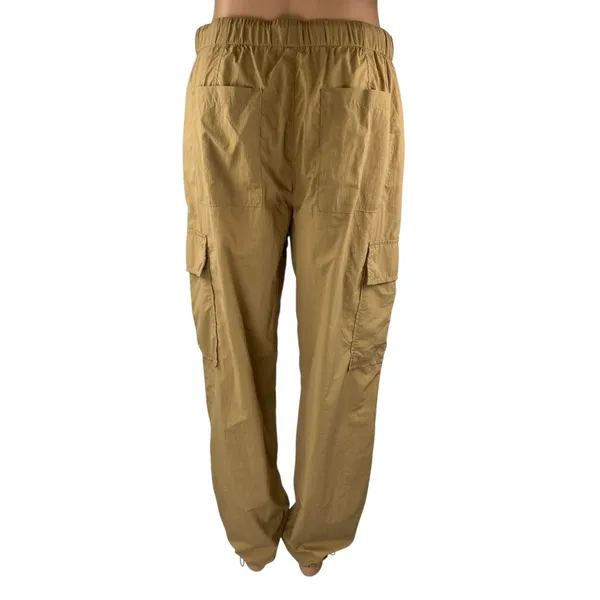 Pistola Women's Brown Elastic High Waist Drawstring Trousers Cargo Pants Size S - Image 3
