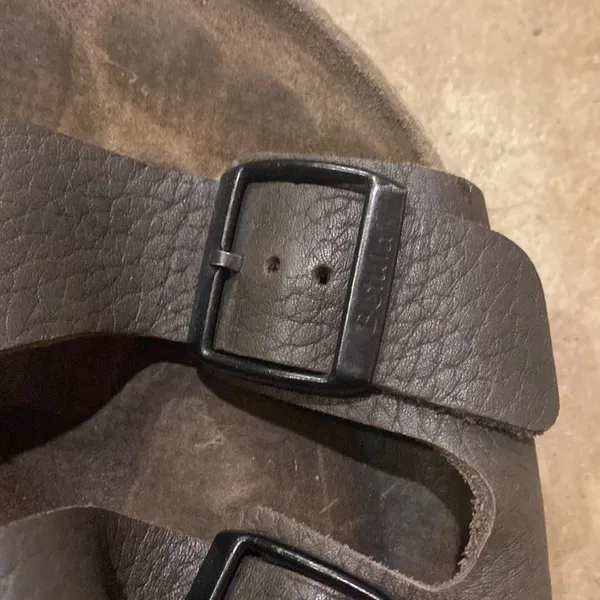 Betula Birkenstock Arizona Double Strap Soft Leather Brown Sandal - Image 3