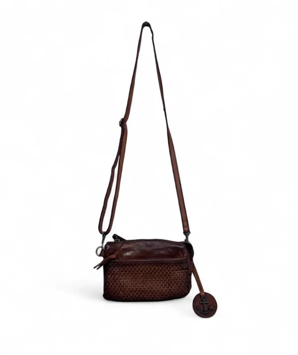 Harbour 2nd Tan brown German Leather Crossbody Bag - Image 2