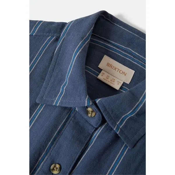 ✨BRIXTON WANDERING BLUE SZ MEDIUM OVERSHIRT✨ - Image 6