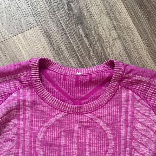lululemon Magenta Crew Neck womens long sleeve top Rest Less Pullover - Image 6