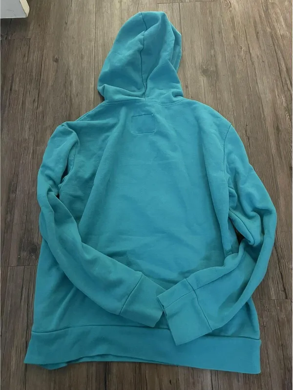 VTG Aeropostale Sweatsuit Set Womens Sz M Teal Spellout Y2K - Image 2