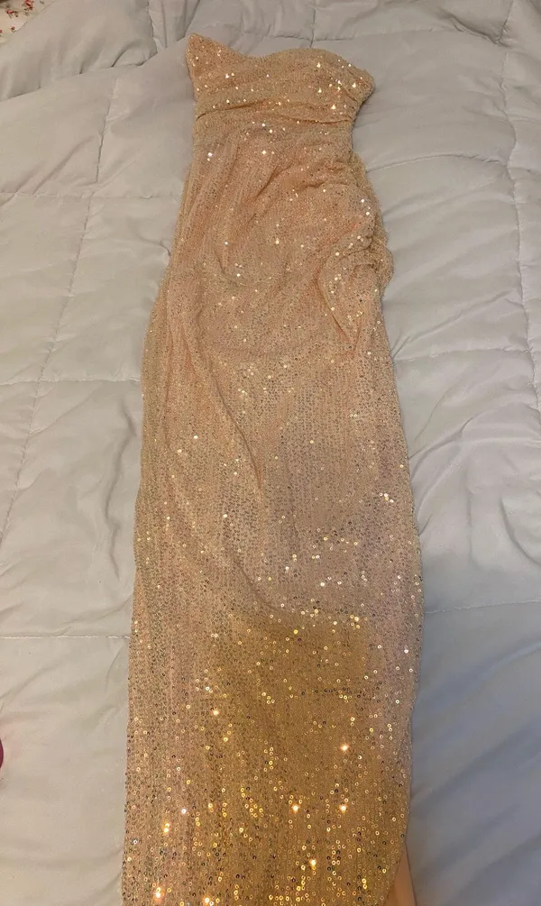 Lucy in the Sky Iridescent Sequin Corset Dress - Image 2