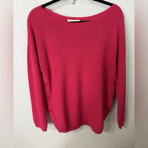 Sézane NWT Pull Clement — Fuchsia Medium - Image 2
