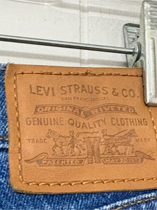 Levi’s Ribcage Straight Ankle Jeans Women’s Size 24 High Rise Button Fly Medium - Image 6