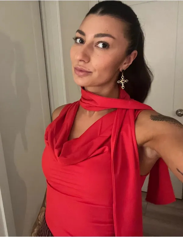 Revolve Red Top - Image 3