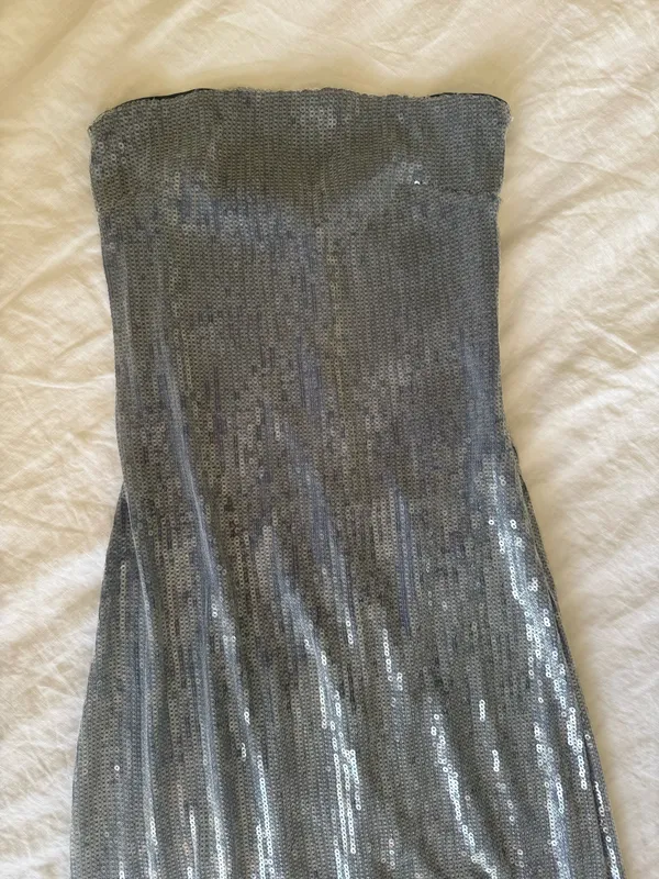 Anthropologie Hutch Strapless Sequin Dress - Image 4
