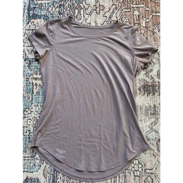 Lululemon Love Crew III Violet Verbena Purple Mauve Short Sleeve T-Shirt Pima - Image 8
