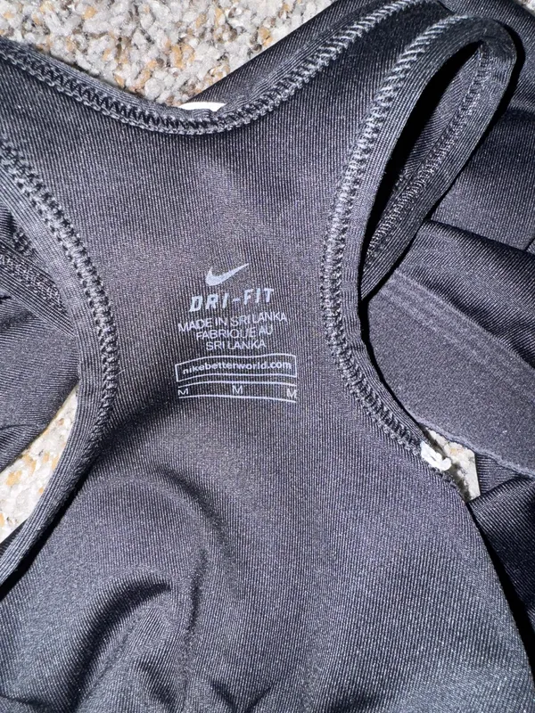 Nike Dri-Fit Sports Bra Black - Image 3