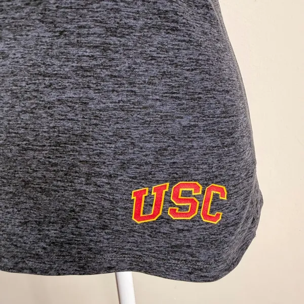 Beyond Yoga Spacedye USC Trojans Strappy Back Tank Top Heather Grey Medium - Image 4