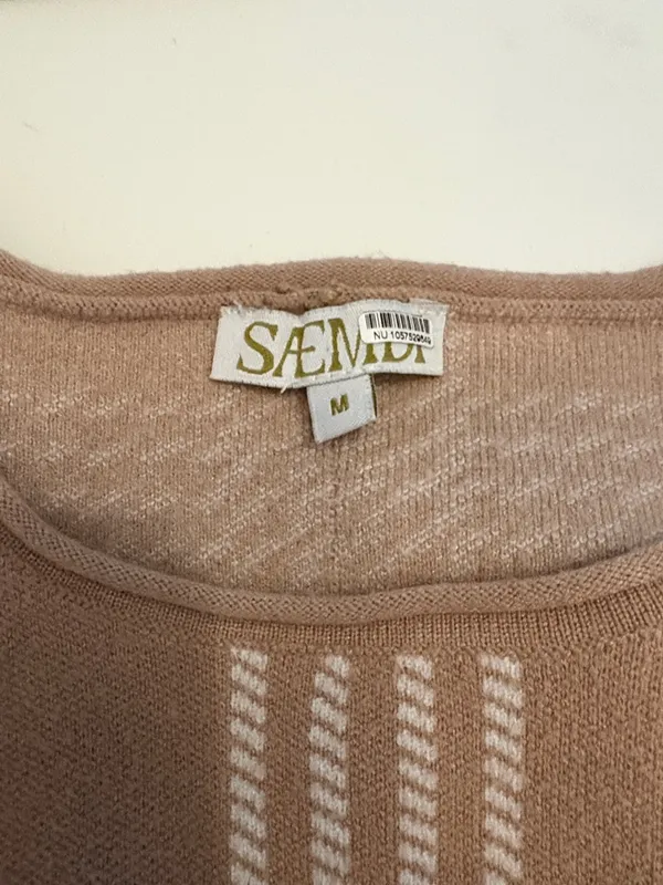 Free People‎ x Saemdi see notes oversized medium sweater - Image 4
