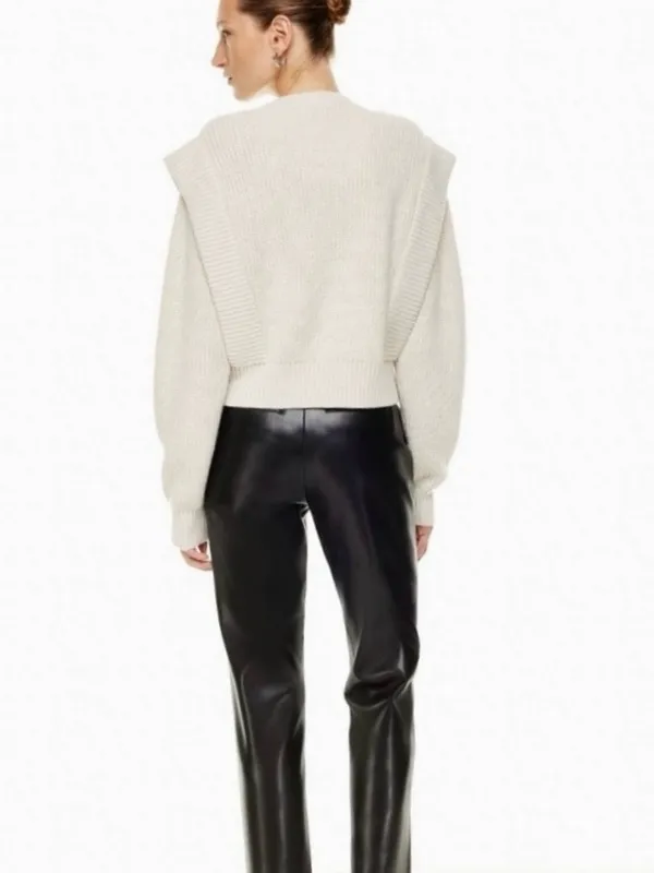 Babaton Aritzia Womens Grazia Merino Wool Sweater Small - Image 6