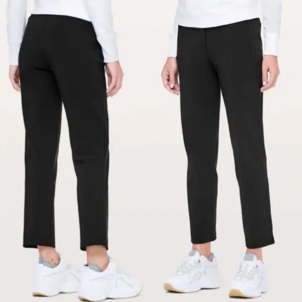 Lululemon Women’s Black On The Move‎ Pants Women’s 6 - Image 2
