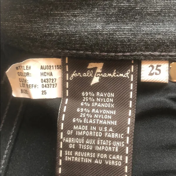 7 For All Mankind Leggings - Image 4