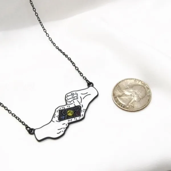 Celestial Necklace Black - Image 4