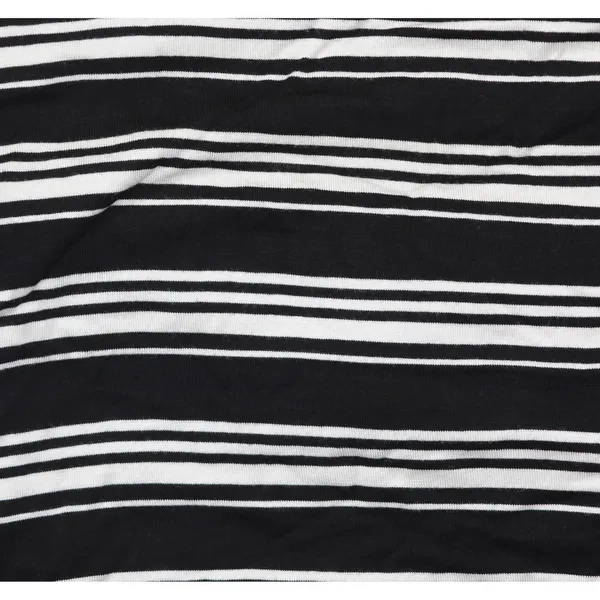 NWT Unedited By Teeze Me Short Sleeve Knit A-Line Dress Black / White XXS - Image 9