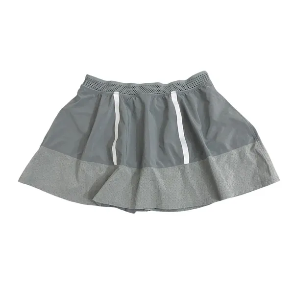 Nike Women's Light Gray Mini Skirt - Image 3