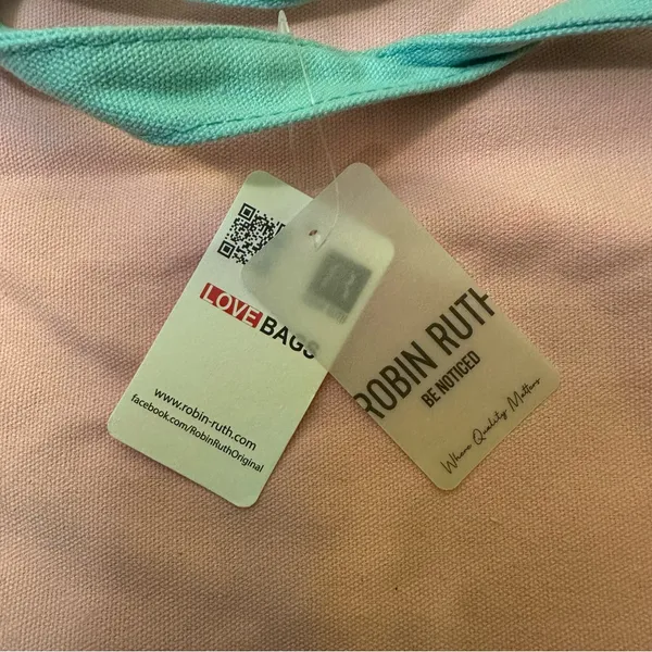Orlando Pink and Blue Tote Bag - Image 3