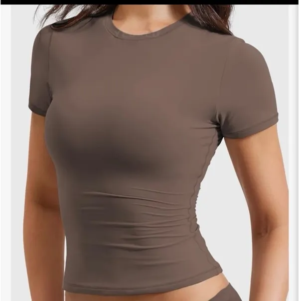Workout top Brown - Image 2