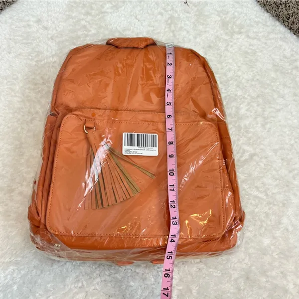 Minsong vegan leather diaper bag backpack - Image 6