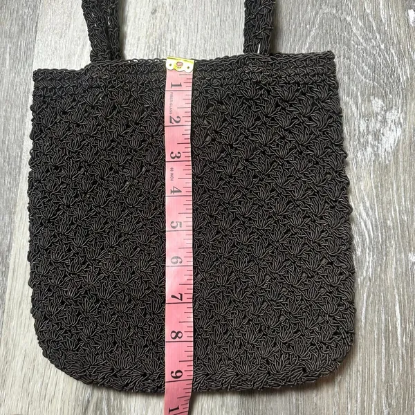 Express Vintage Brown Tote Handbag - Image 5