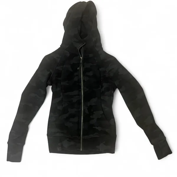 Lululemon Black Camo Scuba Full-Zip - Image 2