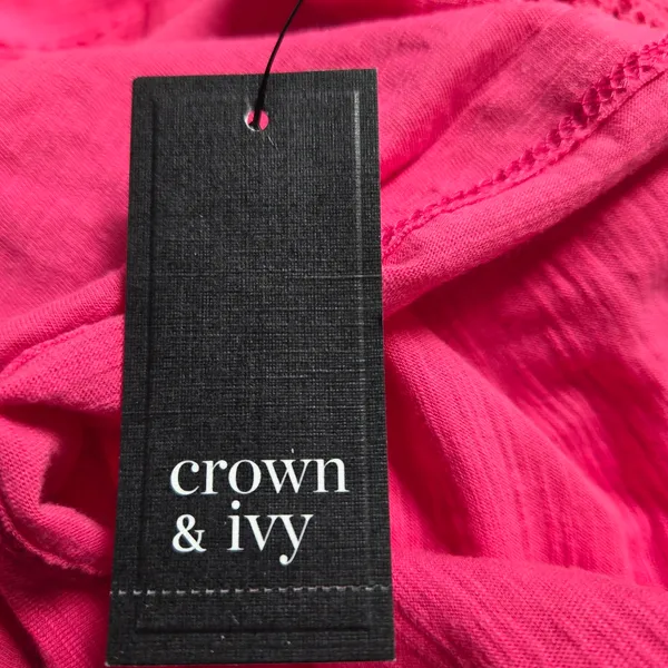 Crown & Ivy Pink Bell Sleeve Top - Image 11