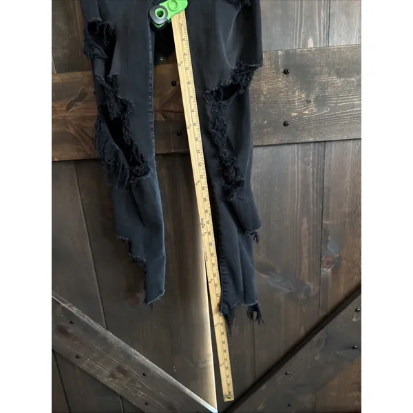 American Eagle Womens 4 Black‎ Next Level Stretch Super High Rise Jeggings - Image 6