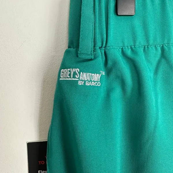 Grey's Anatomy Nursing Scrubs Professional Wear Barco Signature Green Size XXS - Image 6