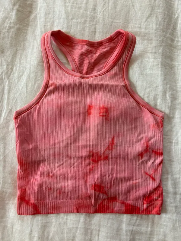 Lululemon Ebb to Street Cropped Racerback Tank Top - Image 3