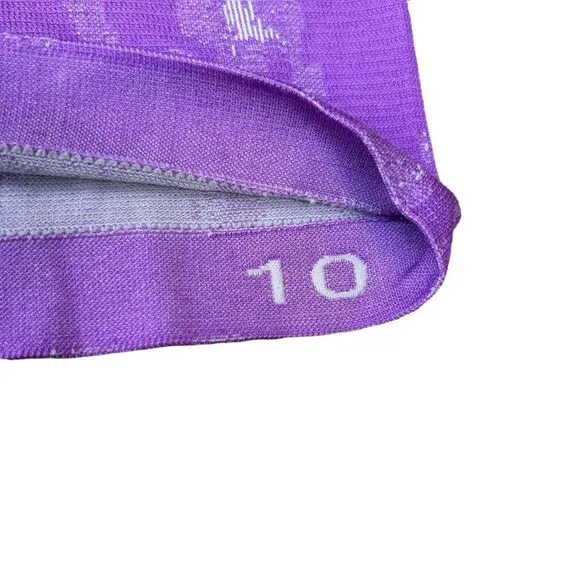 Lululemon Women's 10 Swiftly Tech Racerback Tank Top Purple Marble‎ Race Length - Image 4