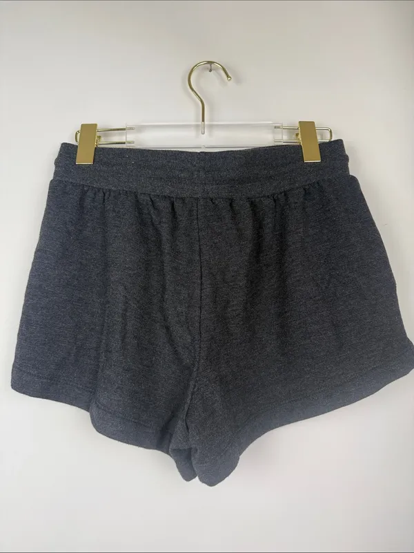 Stars Above Charcoal Gray Lounge Drawstring Shorts Size Small - Image 3