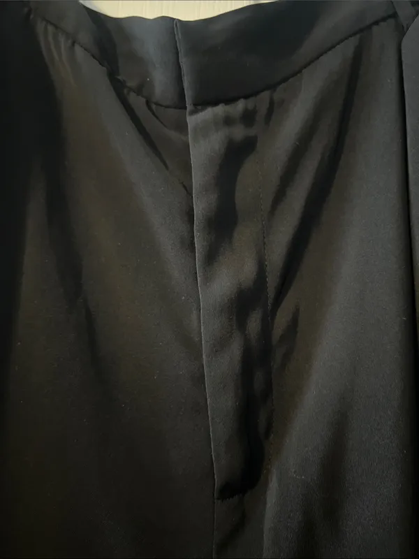 Classic Black Wide-Leg Women’s Dress Pants - Image 2